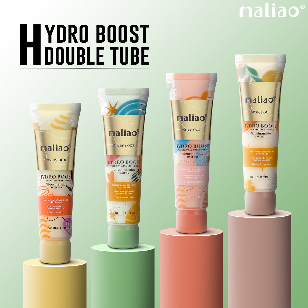 Maliao Hydro Boost Water-Based Moisturizer with Niacinamide Extract